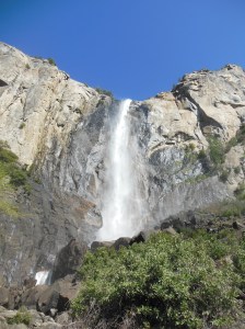 Bridal veil falls up close 