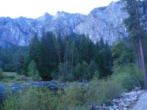 Tunnel at night on moonlight ride 