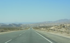 Leaving the eastern side of the Sierra Nevada Mtns 