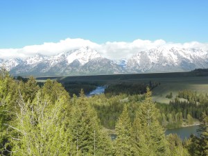 Last view of Grand Teton National Park