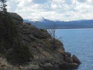 Storm point on Yellowstone Lake 