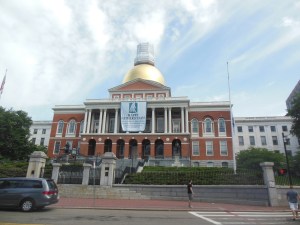 MA capitol building  in Boston