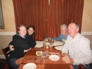 Birthday dinner early