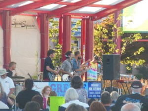 The Boom Booms at spirit Square in Campbell RIver, BC