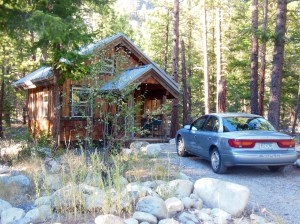 Our cabin in Mazama 