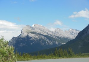Mount Rundle and Vermillion Lake 