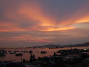 Sunset over English Bay, Vancouver