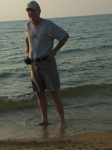 Lake Michigan water was not too cold