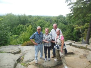 Bob, Colly, Ed and Chris in Cuyahoga National Park
