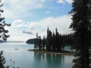 Spirit Island on Maligne Lake, Jasper National Park