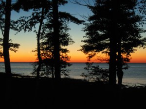 Sunset on Lake Michigan 