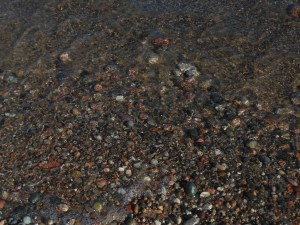 Stones on the shore of Lake Superior
