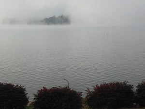 Early morning mist on Lake of the Ozarks 