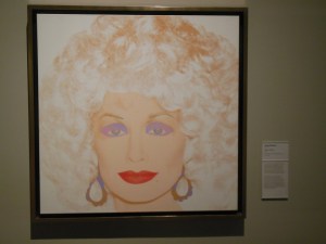 "Dolly Parton" by Andy Warhol at Crystal Bridges 