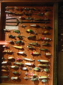 part of the fishing tackle collection