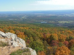 Looking toward Ouachita Mtns which run east to west