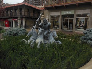 Fountain of Neptune with water turned off