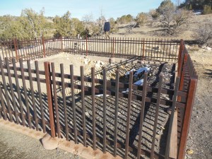 Closed mine at Cerillos Hills State Park
