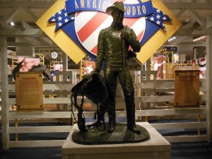 Entrance to rodeo display at National Cowboy and Western Heritage Museum