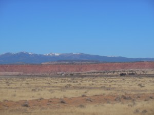 Traveling along I-40 in western New Mexico 