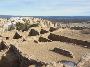 pueblo ruins on top of El Morro