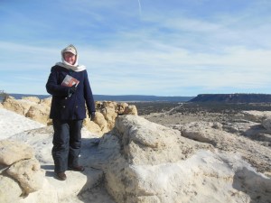 Chris along El Morro trail
