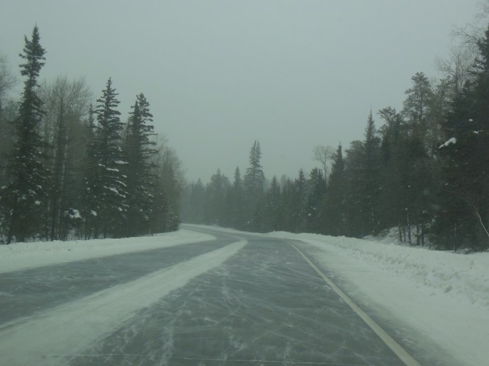 Driving past Cloquet MN
