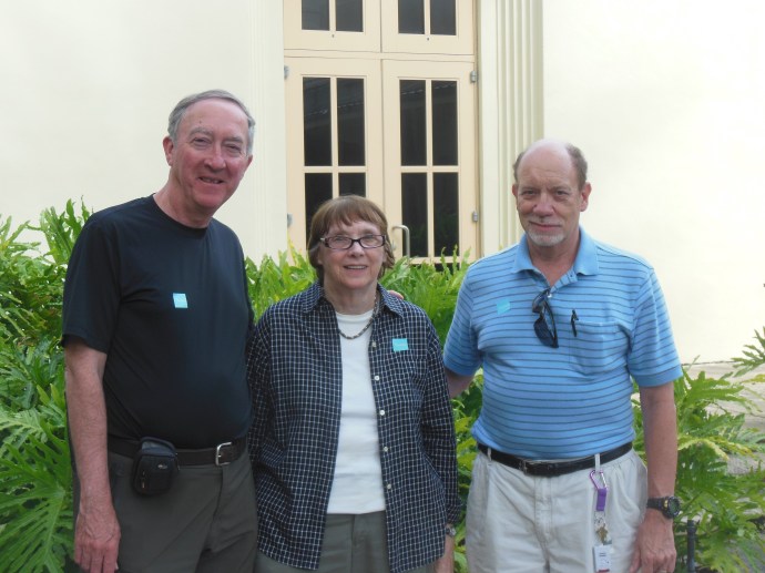 Ed, Chris, Nelson at Norton museum