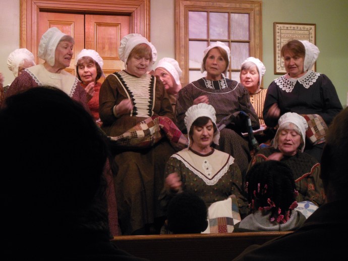 Some of the actors in the skit.