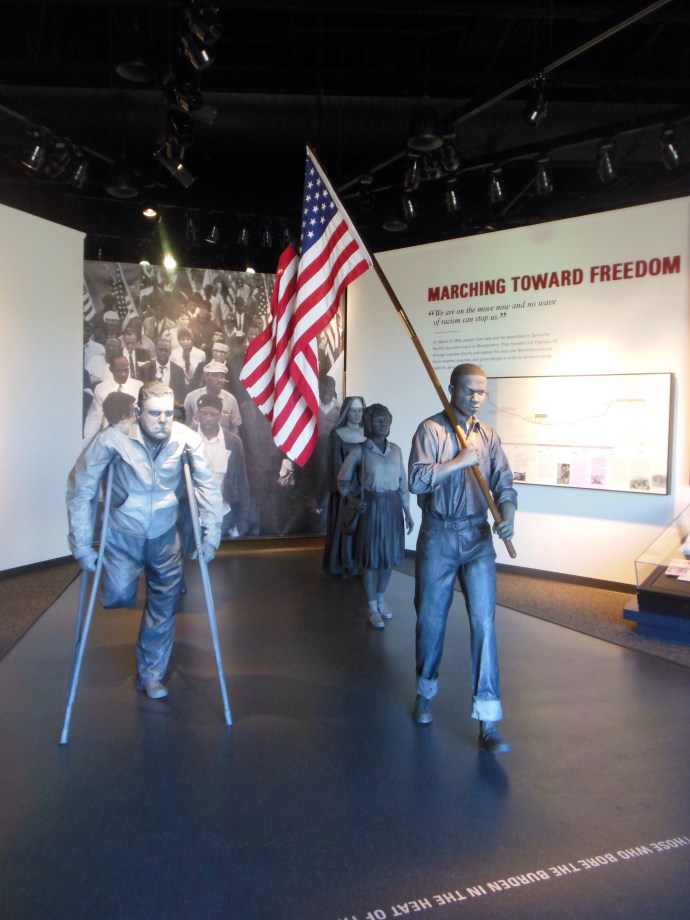 Portrayal of the March 21-25 Selma to Montgomery march 