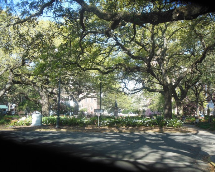 One of the squares in Savannah