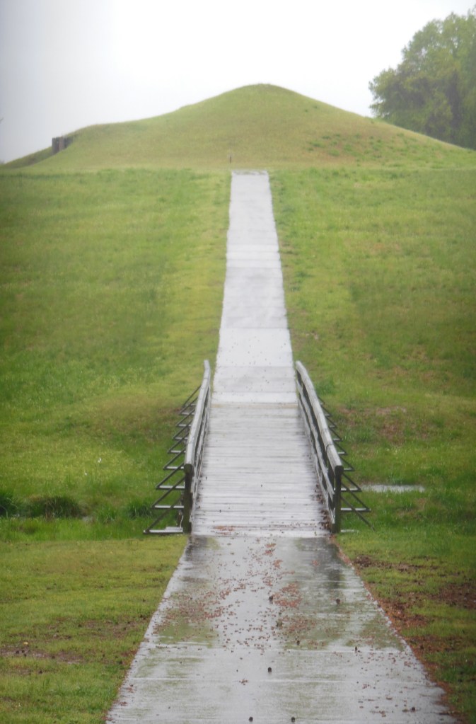 View of Earthlodge reconstruction 