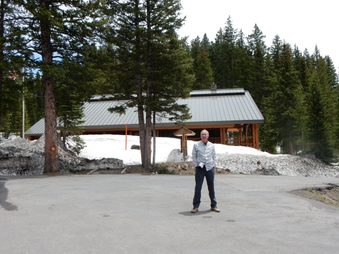 at the visitor center for grand mesa