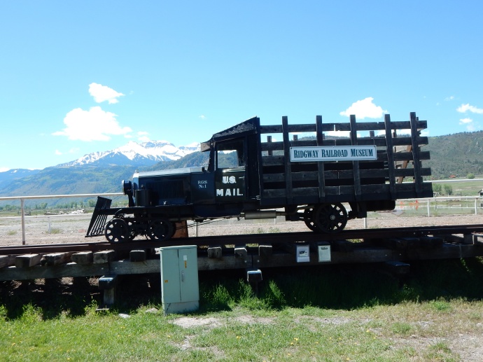 a Galloping Goose at Ridgway Railroad Museum