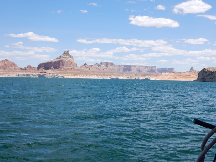 Along  Lake Powell