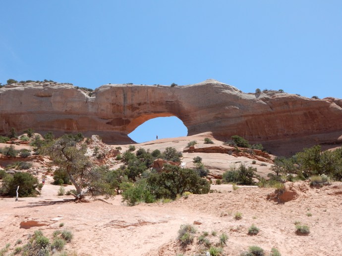 Winslow Arch along the drive to Moab