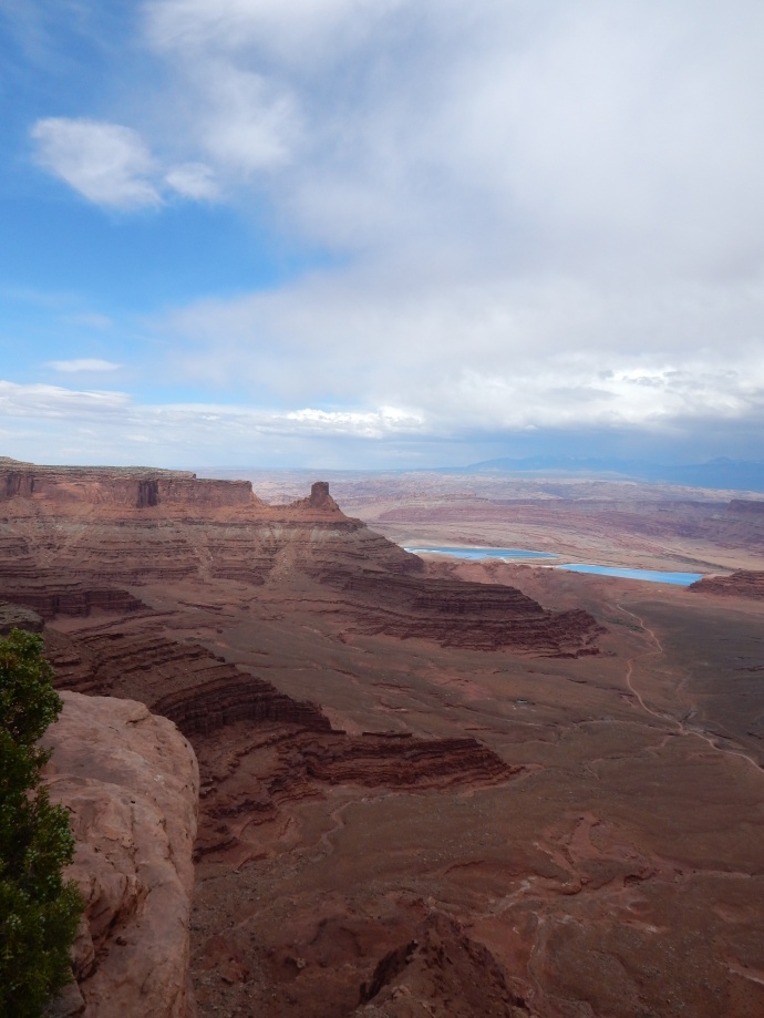 View from Dead Horse  Point including potash ponds