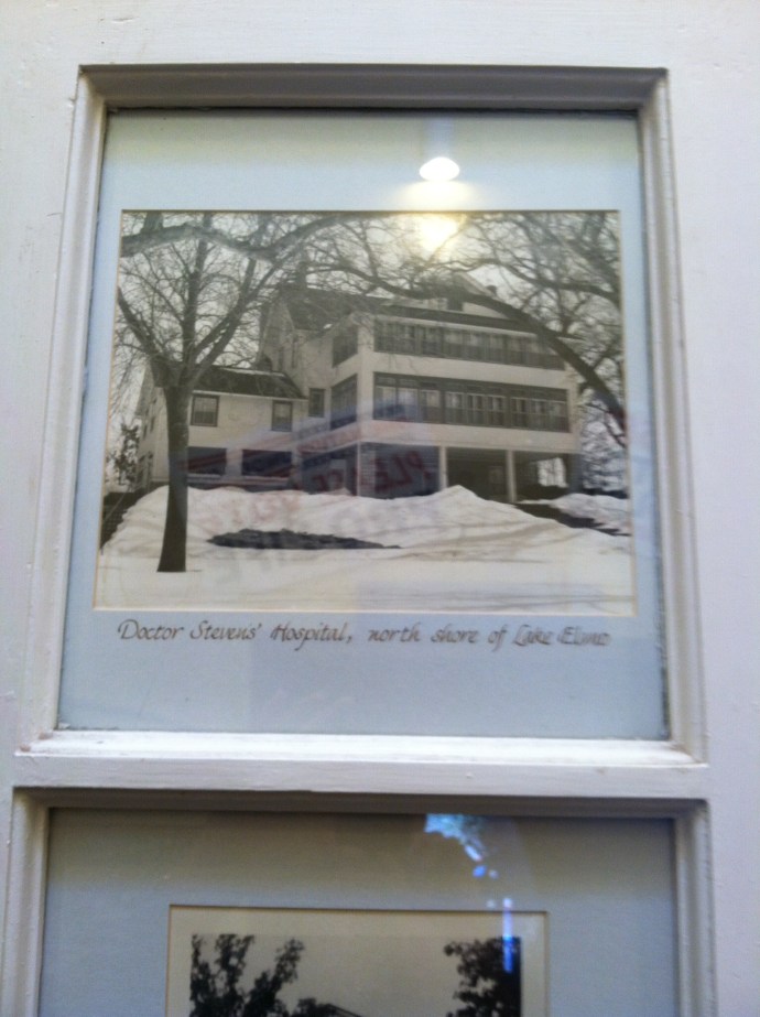 Photo of our Lake Elmo house at Gorman's restaurant 