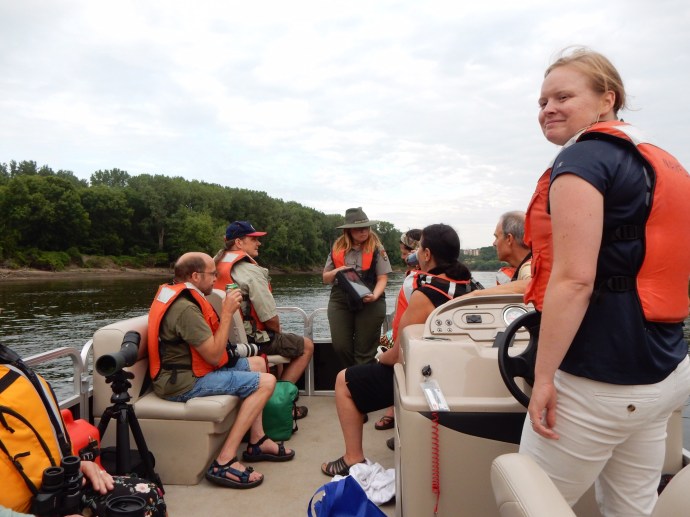 Pontoon birding trip