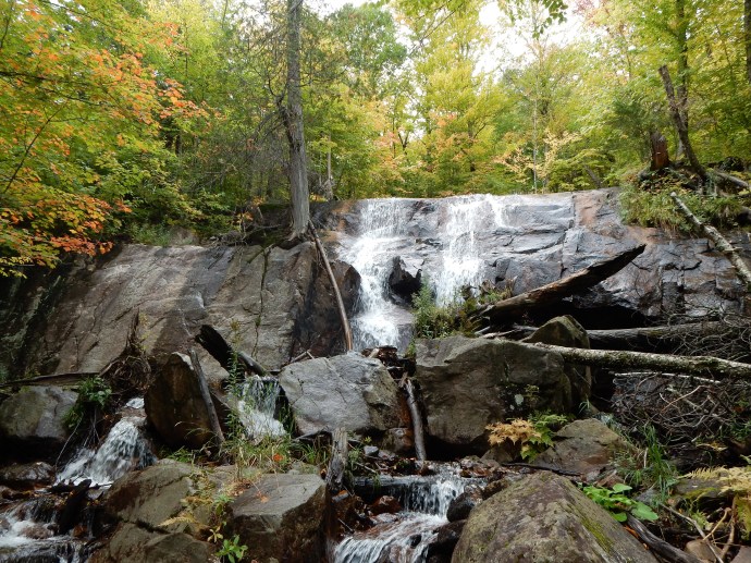 Waterfall on the side trail