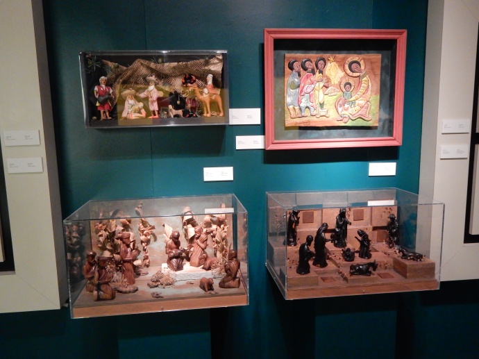 Some of the creches on display