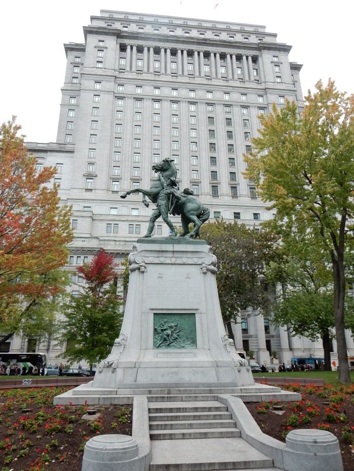 Sun Life Building in Montreal which in  WWII housed  