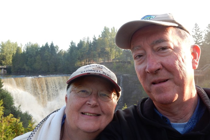 Chris and Ed at Kakebeka Falls 