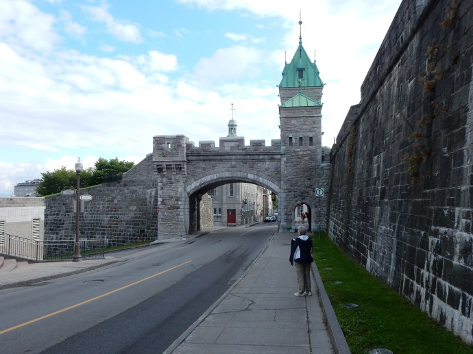 Kent Gate, one of three gates into Old Quebec
