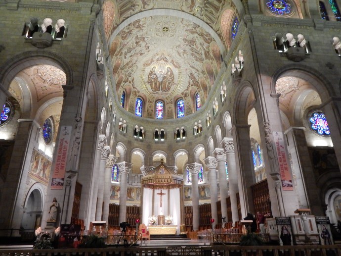 Interior of Shrine of Sainte-Anne-de-Beaupre