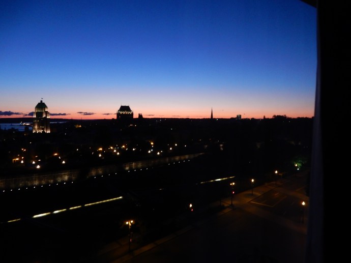 Sunrise comes to Quebec City