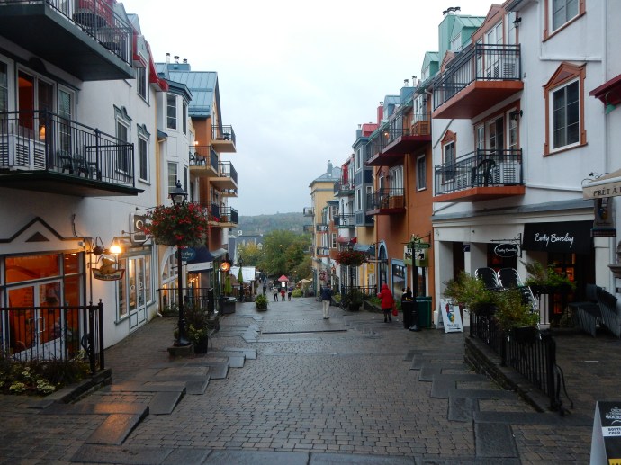 Street scene from cutesy village