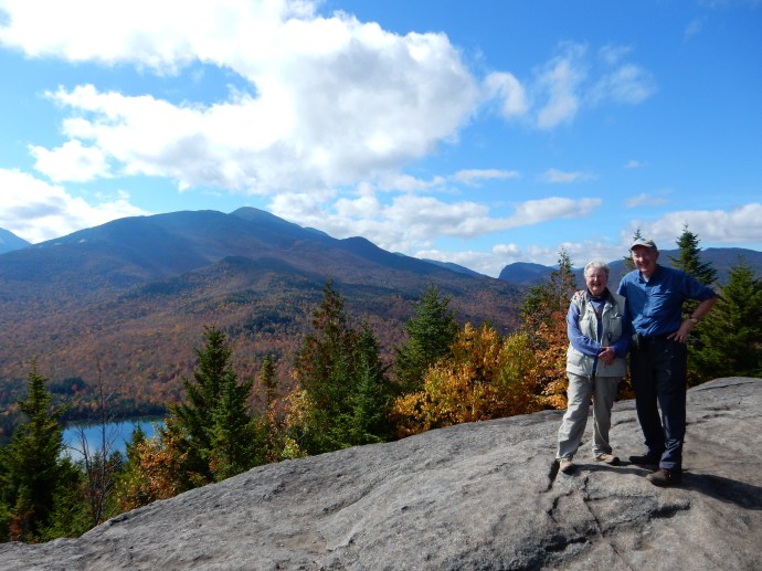On top of Mt. Jo in the Adirondacks