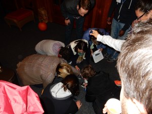 Working on the first clue