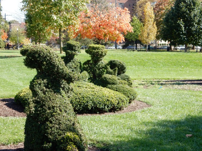 Topiary garden in Columbus Ohio